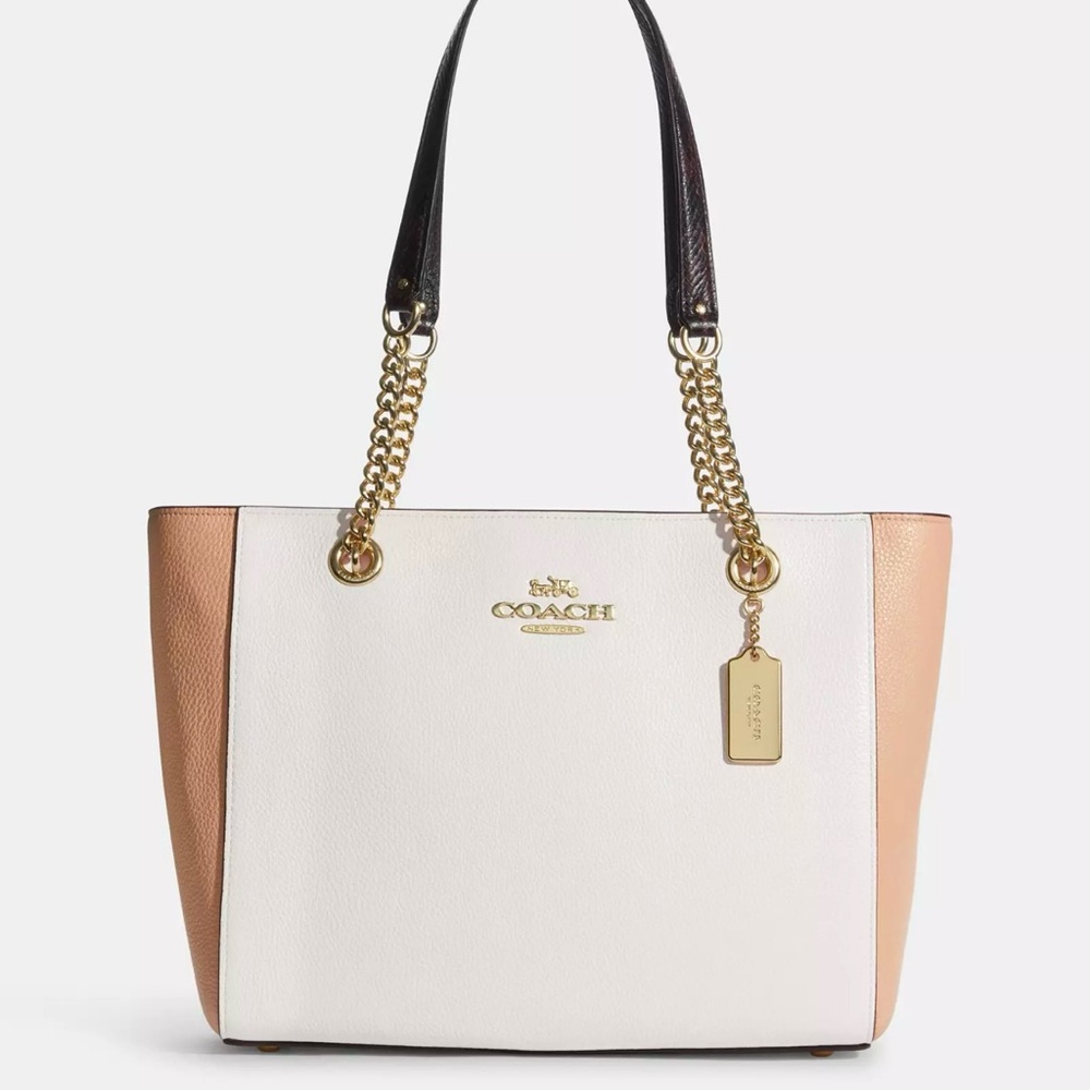 NEW Coach Cammie Chain Tote Bag